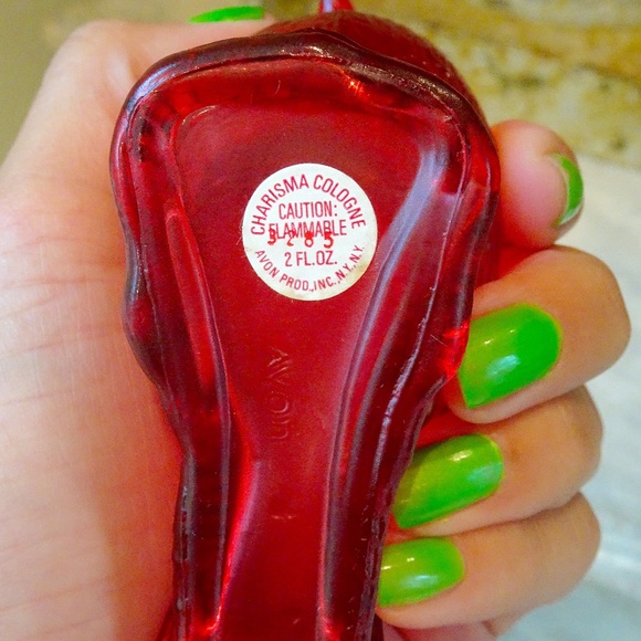 Vintage 1970s Avon Red Glass Cardinal Empty Perfume Bottle Decor - Bottle Only! - Picture 3 of 9
